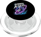 Strings Of The Afterlife Skeleton Rocker Rock Music PopSockets PopGrip for MagSafe