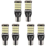 6Pcs T15 W16W Une MenÉ L'Ampoule de Secours 920 921 912 Sans Erreur 4014 45Smd Soulignant Frein Dc12V