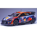 [FR] Ixo Model HYUNDAI i20 N WRC N.11 CENTRAL EUROP.RALLY 2023 NEUVILLE-WYDAEGHE