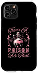 Coque pour iPhone 11 Pro T-shirt d'Halloween rose « There's A Poison For That Potion Bottle »