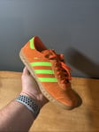 adidas Hamburg Womens Fashion Trainers in Orange Green - 5 UK BNIB Rare