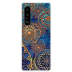 Sony Xperia 5 III 5G - Gummi cover - Printet Design - Blomst