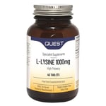 Quest L-Lysine - 45 x 1000mg Tablets