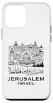 iPhone 12 mini Jerusalem Souvenir Israel Skyline Jewish Israeli Women Men Case