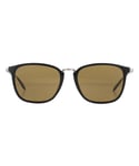 Salvatore Ferragamo Mens Sunglasses SF910S 001 Black Brown - One Size