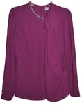 Almost Famous Raspberry Necklace Blouse Top Size 10 NWT Sample SP £105