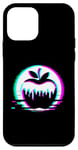 Coque pour iPhone 12 mini Apple Glitch - Amateur de fruits de pomme vintage