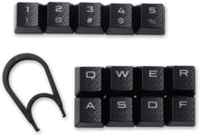 Cherry MX Key Switch FPS & MOBA Touches de rechange rétroéclairées pour claviers de jeu Corsair (13 touches, noir).[V1421]