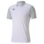 PUMA Team Goal 23 Sideline Polo Football Shirt - White-Gray Violet, X-Large