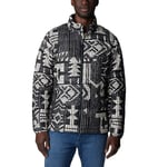 Columbia Men's Powder Lite Jacket, Black Passages Print, 3X Big