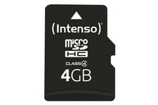 Intenso - flashhukommelseskort - 4 GB - microSDHC