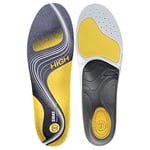 Sidas 3FEET Activ' High Insoles - Yellow/Black, L: 8-9