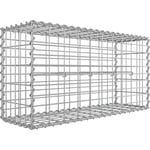 Songmics - Gabion pour Pierre GGB153 - Argent - 100 x 50 x 30cm - Clôture gabion - Cage en métal - Panier à Pierre - Décoration de Jardin
