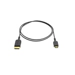 Kabel Mini HDMI-HDMI Extra Tunn 80cm