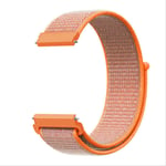 SQWK Nylon Band Watchband Smart Watch Replacement For Garmin Vivoactive 4s/4 Bracelet Wristbands Strap For Vivoactive 4 orange