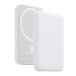 Magnetisk Powerbank för iPhone 12/13/14/15, snabbladdning (PD) vit white