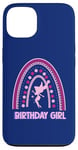 Coque pour iPhone 13 Fée d'anniversaire arc-en-ciel mignonne fée anniversaire fille