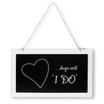 Blackboard Wedding Wooden Days Countdown Until I Do Shabby Chic Decoration