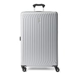 Travelpro Maxlite Air Bagage à Main Extensible Rigide, 8 Roues, Valise Légère à Coque Rigide en Polycarbonate, Argent Métallisé, Carreaux Grand, 78x50x31 cm