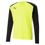 PUMA teamPACER GK LS Jers T-Shirt à Manches Longues, Jaune Fluo, XXL Homme