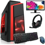 ULTRA FAST QUAD CORE Desktop Gaming PC Computer Bundle7 3.8GHz 8GB 1TB AMD F3R