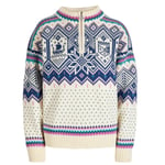 Dale of norway vm trondheim feminine sweater (dame) - offwhite indigo orchid  - S - Naturkompaniet