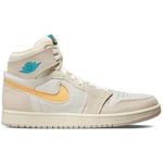 Baskets montantes Nike  NIKE AIR JORDAN 1 MID CMFT GRIS JAUNE