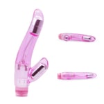 Neojoy Double Joy Jelly Vibe Pink Rabbit Dual Vibrator GSpot Clitoral Stimulator