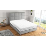 BAMBU- Matelas - 140 x 190 cm - Epaisseur 20 cm - Réversible - Ressorts ensachés