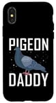 Coque pour iPhone X/XS Pigeon Daddy Pigeon Racing Chemise pour pigeon