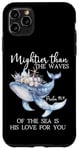 Coque pour iPhone 11 Pro Max Mightier Than the Waves of the Sea is His Love Psalm 93:4