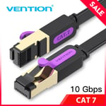 Câble Ethernet Vention Câble LAN RJ45 Cat7 Câble réseau STP 1M 2M 3m 5m 8m 10m 20M Câble de raccordement pour PC Routeur Ordinateur portable Cat 7,2m - Cabine réseau haut de gamme