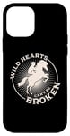 Coque pour iPhone 12 mini Wild Hearts Can't Be Broken Horse Rider Dressage équestre