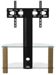 Alphason Century Cantilever 80cm TV Stand - Light Oak - ADCEC800LO