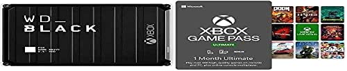 WD_BLACK P10 5TB Game Drive for Xbox + Xbox Game Pass Ultimate | 1 Month Membership | Xbox/Win 10 PC - Download Code