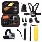 10 en 1 Go Pro accessoires ensemble pour GoPro 7 6 5 4 camera d'action Kit d'accessoires pour Go Pro 7sjcam Xiaomi Yi 4K Sport Cam Kits