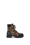 Desigual Femme Chaussures de Motard Leopa Bottes Tendance, Marron, 41 EU