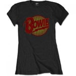 David Bowie Womens/Ladies Diamond Dogs Vintage T-Shirt - XS