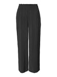 VERO MODA Pantalon VMQUEENY Taille Haute Pantalons Black L Black L