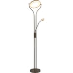 Maison Chic - Lampadaire Lampe sur Pied Lampadaire salon 18 w Argenté 180 cm variable 72902