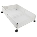 Under Bed Organizer Foldable Underbed Storage Container With Wheels For Shoes