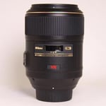 Nikon Used AF-S VR Micro-Nikkor 105mm f/2.8G IF-ED Macro Lens