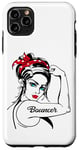 iPhone 11 Pro Max Female Bouncer Rosie The Riveter Pin Up Girl Case