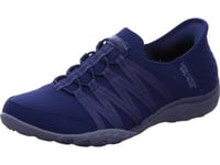 Skechers Femme Breathe-Easy Roll-with-ME Basket, Navy, 37.5 EU