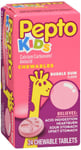 Pepto Bismol Original Children's Chewable Tablets Bubble Gum 24 ea