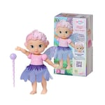 Baby Born Storybook Fairy Violet - 18cm Fairy Doll with Fluttering Wings - Includes Doll, Wand, Stand, Backdrop and Picture Booklet - Suitable for Children Aged 3+ Years - 833780