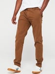 Levi's XX Standard Fit Chino Trousers - Brown, Khaki, Size 34, Inside Leg Regular, Men