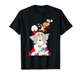 Tom & Jerry Santa Hats T-Shirt