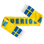 Sverige Satin Skjerf - Gul/Blå - merchandise, størrelse One Size