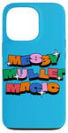 Coque pour iPhone 13 Pro Messy Mullet Magic pour la génération Z moderne et la génération Y